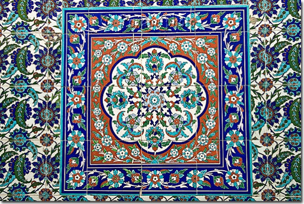 Céramique - Couvent des soufis Jerrahi Halveti - Convent of sufis Jerrahi Halveti - Nurettin Cerrahi tekkesi - Karagümrük - Fatih - Istanbul