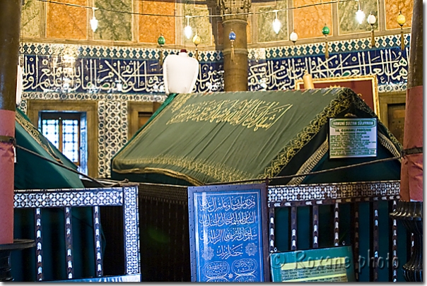 Tombe de Soliman le Magnifique - Sultan Suleiman the Magnificent's tomb - Kânuni Sultan Süleyman türbesi - Süleymaniye - Fatih - Istanbul