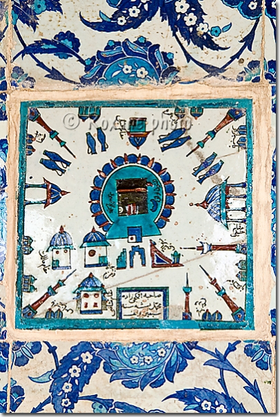 Kaaba - Céramique d'Iznik - Kaaba - Iznik's ceramic - Iznik seramiki Tahtakale - Fatih - Istanbul