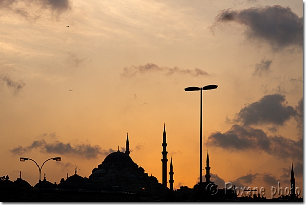 Coucher de soleil sur Eminönü - Sunset - Eminonu - Fatih - Istanbul